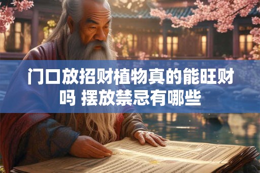 门口放招财植物真的能旺财吗 摆放禁忌有哪些