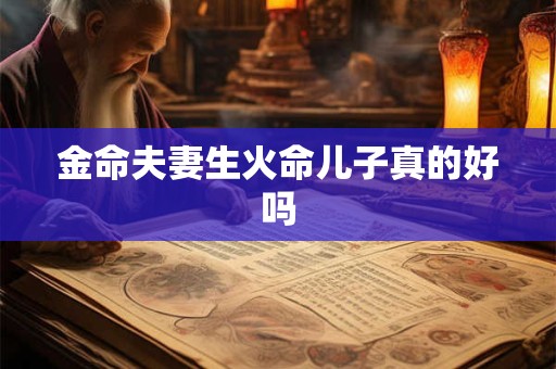 金命夫妻生火命儿子真的好吗