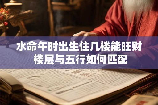 水命午时出生住几楼能旺财 楼层与五行如何匹配