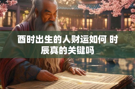 酉时出生的人财运如何 时辰真的关键吗
