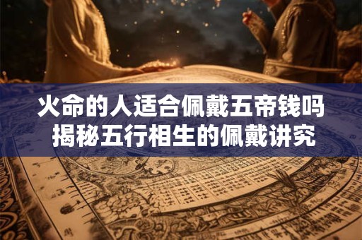 火命的人适合佩戴五帝钱吗 揭秘五行相生的佩戴讲究