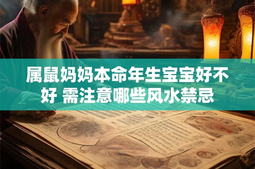 属鼠妈妈本命年生宝宝好不好 需注意哪些风水禁忌