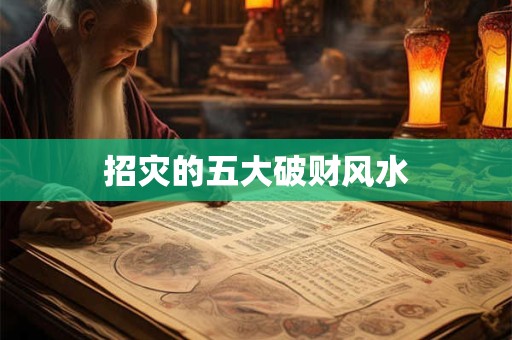 招灾的五大破财风水