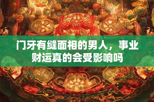 详细阅读:门牙有缝面相的男人,事业财运真的会受影响吗 门牙有缝面相的男人,事业财运真的会受影响吗
