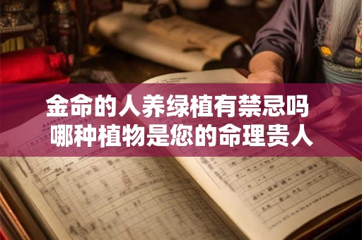 金命的人养绿植有禁忌吗 哪种植物是您的命理贵人
