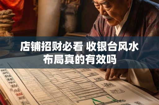 店铺招财必看 收银台风水布局真的有效吗