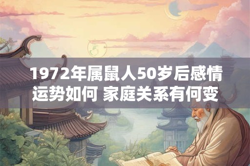 1972年属鼠人50岁后感情运势如何 家庭关系有何变化