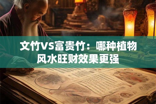 文竹VS富贵竹：哪种植物风水旺财效果更强