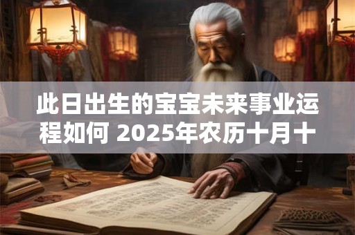 此日出生的宝宝未来事业运程如何 2025年农历十月十九命局详解