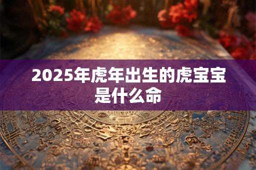2025年虎年出生的虎宝宝是什么命