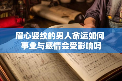 眉心竖纹的男人命运如何 事业与感情会受影响吗