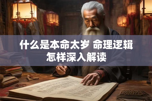 什么是本命太岁 命理逻辑怎样深入解读
