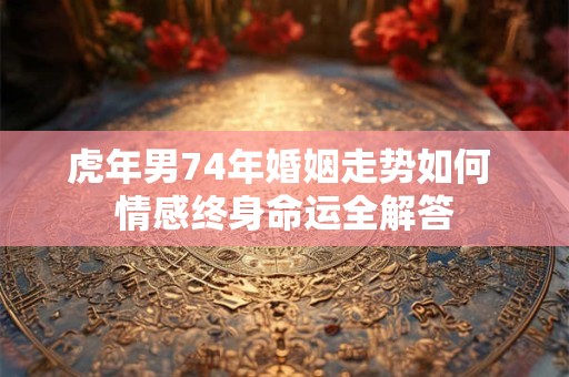 虎年男74年婚姻走势如何 情感终身命运全解答