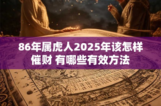 86年属虎人2025年该怎样催财 有哪些有效方法