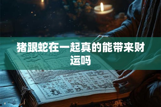 猪跟蛇在一起真的能带来财运吗