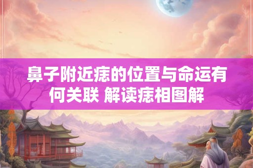 详细阅读:鼻子附近痣的位置与命运有何关联 解读痣相图解 鼻子附近痣的位置与命运有何关联 解读痣相图解