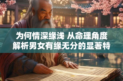 为何情深缘浅 从命理角度解析男女有缘无分的显著特征