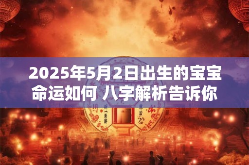 2025年5月2日出生的宝宝命运如何 八字解析告诉你答案