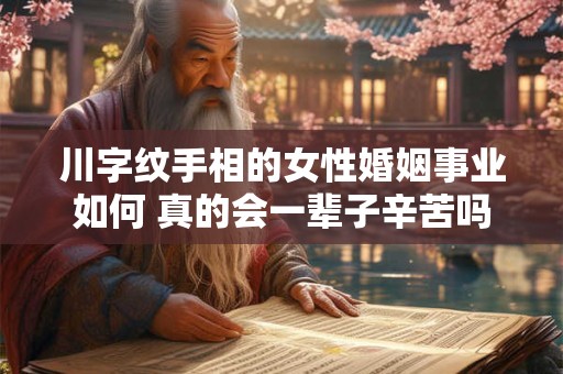 川字纹手相的女性婚姻事业如何 真的会一辈子辛苦吗
