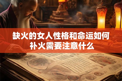 缺火的女人性格和命运如何 补火需要注意什么