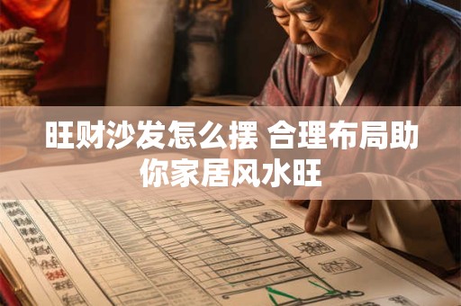 旺财沙发怎么摆 合理布局助你家居风水旺
