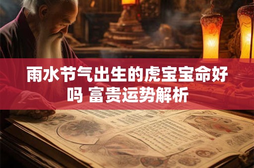雨水节气出生的虎宝宝命好吗 富贵运势解析
