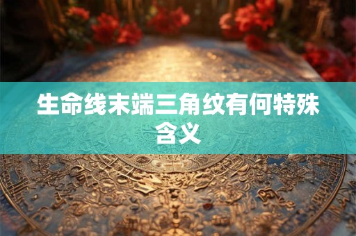 生命线末端三角纹有何特殊含义