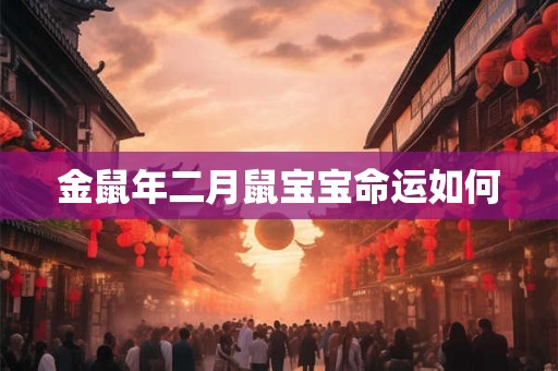 金鼠年二月鼠宝宝命运如何
