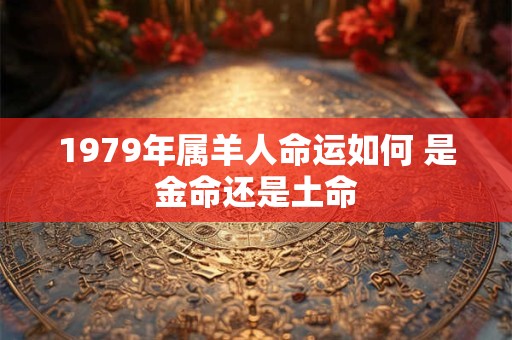 1979年属羊人命运如何 是金命还是土命