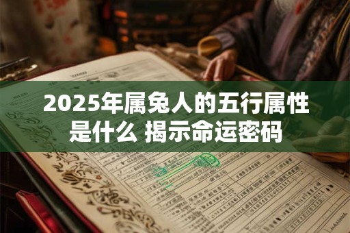 2025年属兔人的五行属性是什么 揭示命运密码