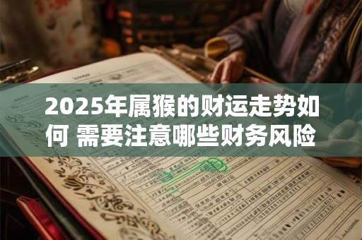 2025年属猴的财运走势如何 需要注意哪些财务风险