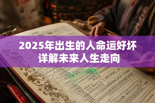 2025年出生的人命运好坏 详解未来人生走向