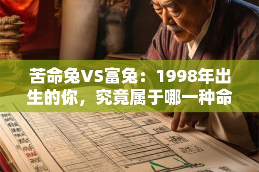 苦命兔VS富兔：1998年出生的你，究竟属于哪一种命格