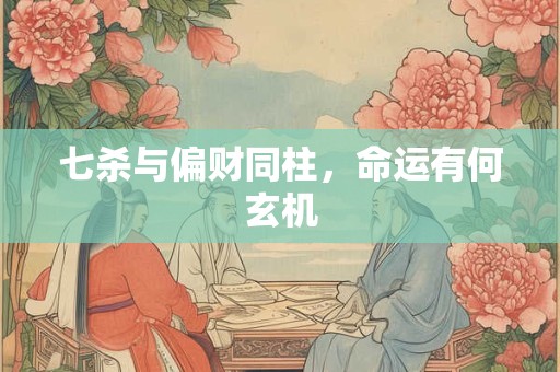 七杀与偏财同柱，命运有何玄机