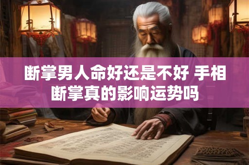 断掌男人命好还是不好 手相断掌真的影响运势吗