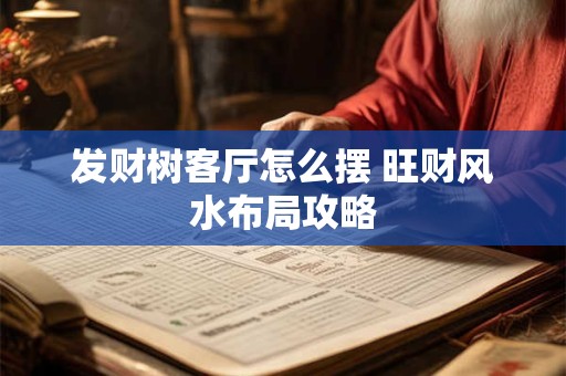 发财树客厅怎么摆 旺财风水布局攻略