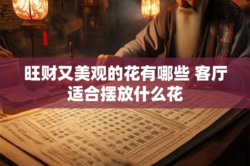 旺财又美观的花有哪些 客厅适合摆放什么花