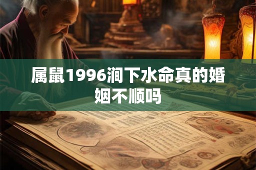 属鼠1996涧下水命真的婚姻不顺吗