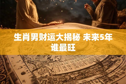生肖男财运大揭秘 未来5年谁最旺