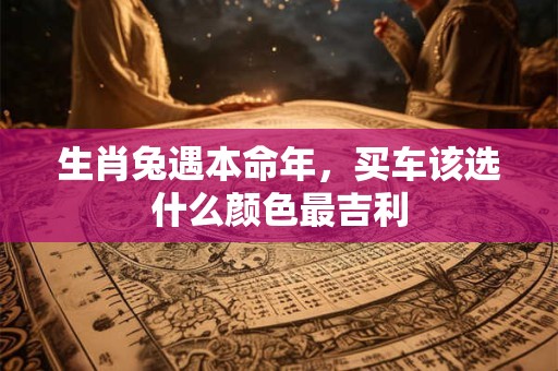 生肖兔遇本命年，买车该选什么颜色最吉利