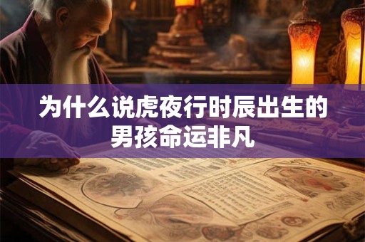 为什么说虎夜行时辰出生的男孩命运非凡