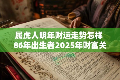 属虎人明年财运走势怎样 86年出生者2025年财富关键点