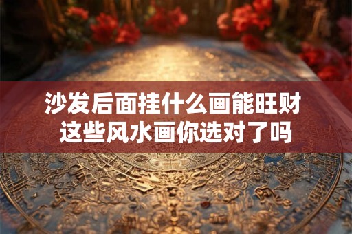 沙发后面挂什么画能旺财 这些风水画你选对了吗