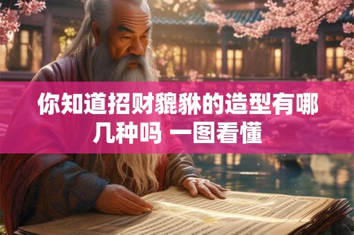 你知道招财貔貅的造型有哪几种吗 一图看懂