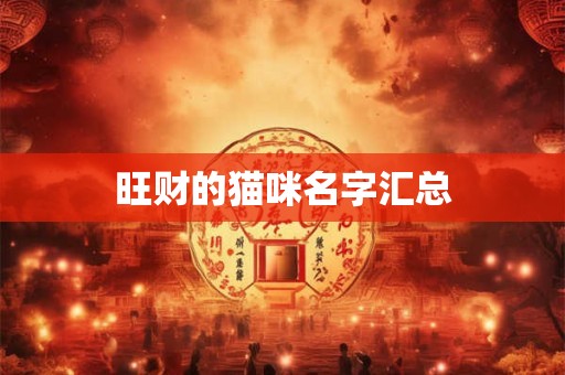 旺财的猫咪名字汇总