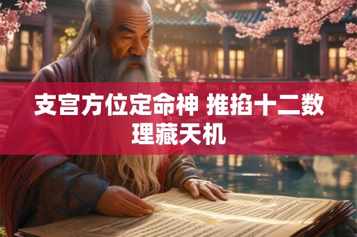 详细阅读:支宫方位定命神 推掐十二数理藏天机 支宫方位定命神 推掐十二数理藏天机