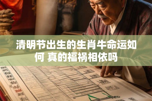 清明节出生的生肖牛命运如何 真的福祸相依吗