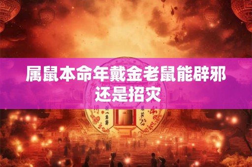 属鼠本命年戴金老鼠能辟邪 还是招灾