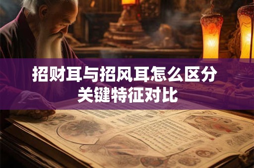 招财耳与招风耳怎么区分 关键特征对比