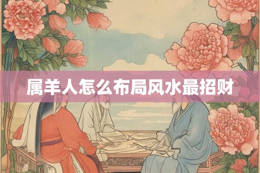 属羊人怎么布局风水最招财